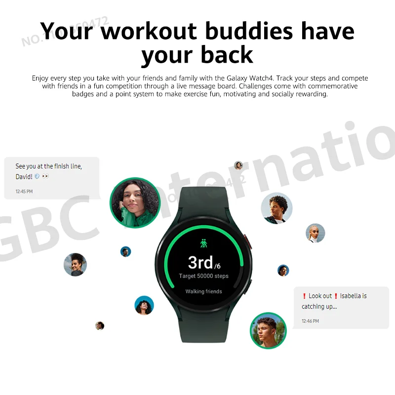 Kup Oryginalny Zegarek Samsung Galaxy 4 SM-R860 Bluetooth 40mm Zegarek Smartwatch 4 Wyświetlacz AMOLED Zegarek Pomiaru Ciśnienia Krwi 4 BT