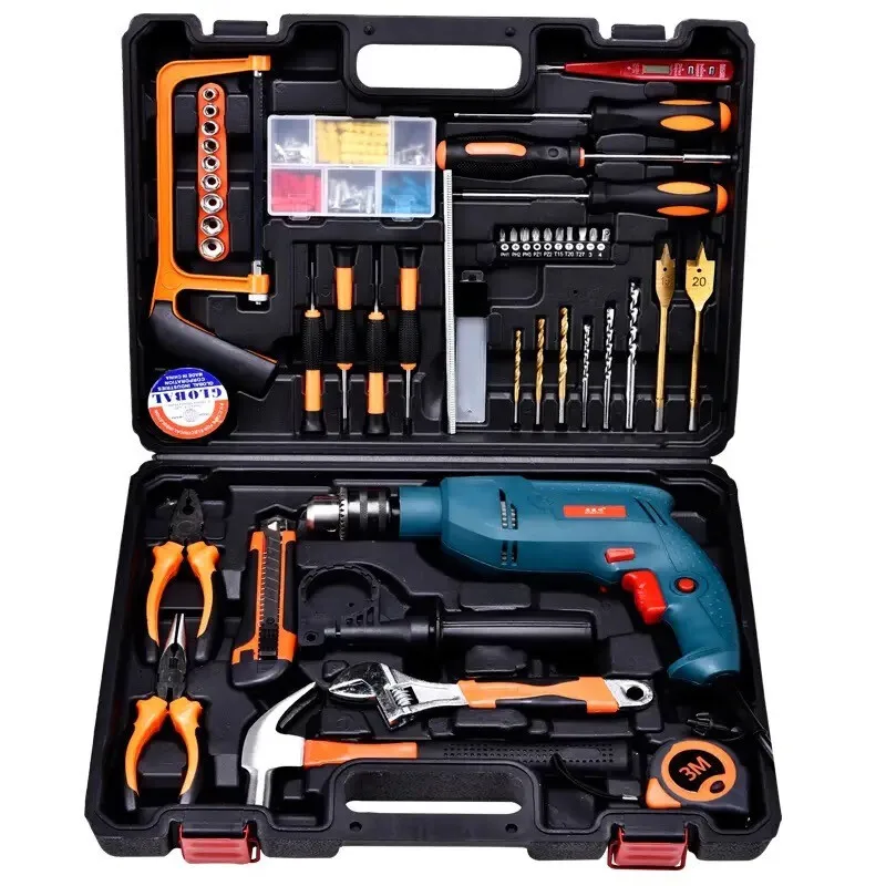 Бытовая Ударная дрель набор инструментов многофункциональный мини-контроллер