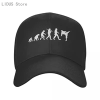 fashion hats taekwondo evolution printing baseball cap men and women summer caps new youth sun hat