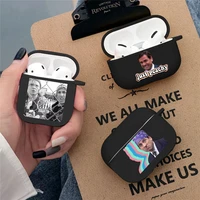 hot funny michael scott the office tv soft silicone tpu case for airpods pro 1 2 3 black wireless bluetooth earphone box cover
