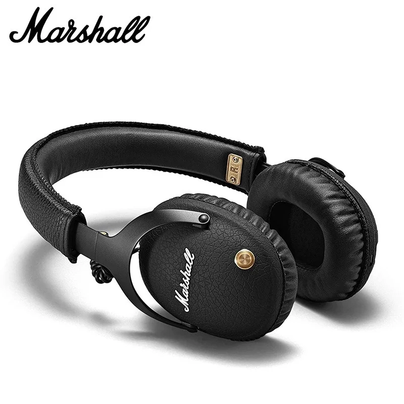 100% Оригинальные наушники Marshall MONITOR Bluetooth с беспроводной гарнитурой для игр со складывающимся спортивным наушниками.