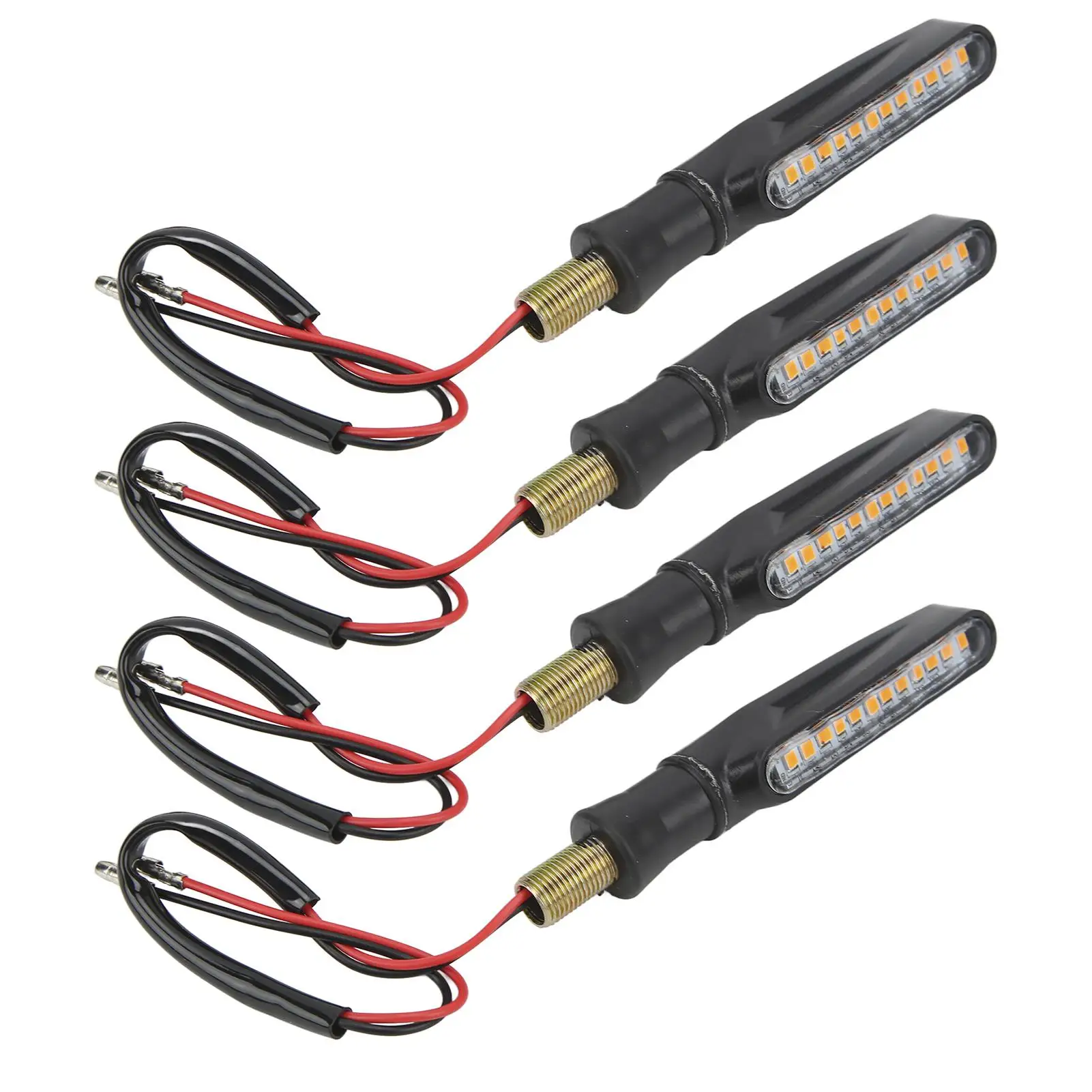 Светодиодные указатели поворота для мотоцикла 12 В универсальные дневные ходовые