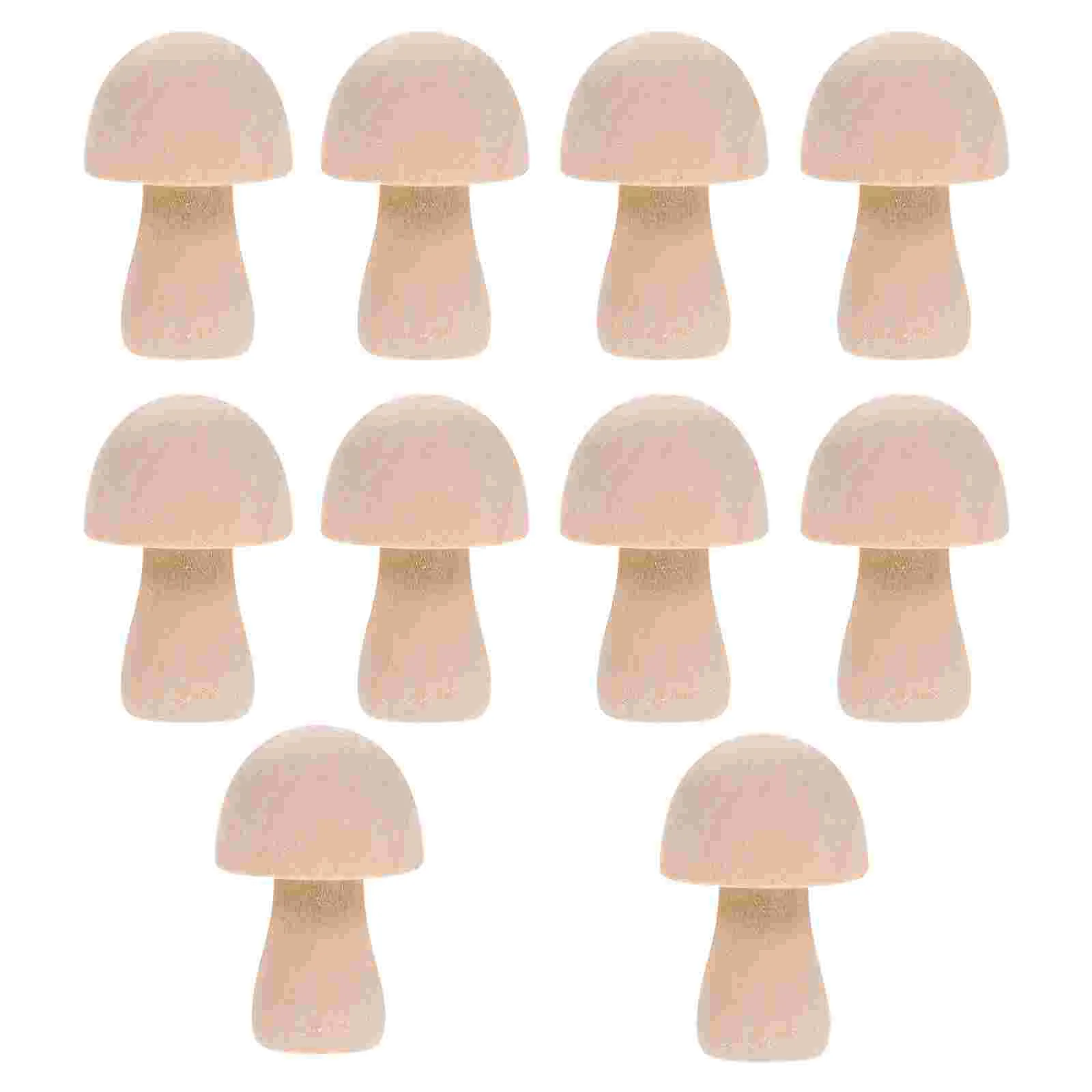 

Mushroom Mushrooms Unfinished Diy Blank Decor Graffiti Painting Wood Small Ornaments Mini Landscape Modeling Props Models