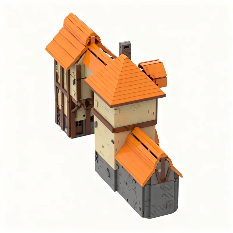 3961 деталь MOC-модель Замок Сейда Нин Моровинд, конструктор, игрушки, строительные блоки, идея для рождественского подарка, кирпичики, развивающая игрушка для детей, DIY (art.: 3920dc830f650) - 3920dc830f650