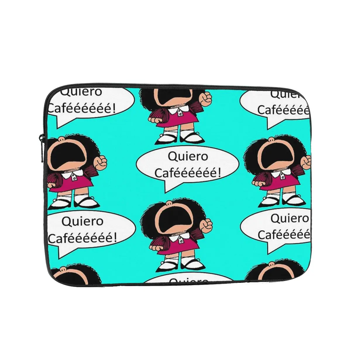 

Чехол для ноутбука Mafalda Coffee, мультяшный ударопрочный чехол для ноутбука 12, 13, 15, 17 дюймов