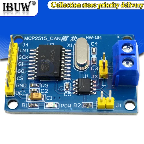 MCP2515 Модуль шины CAN TJA1050 приемник SPI для контроллера ARM 51 MCU для Arduino DIY KIT