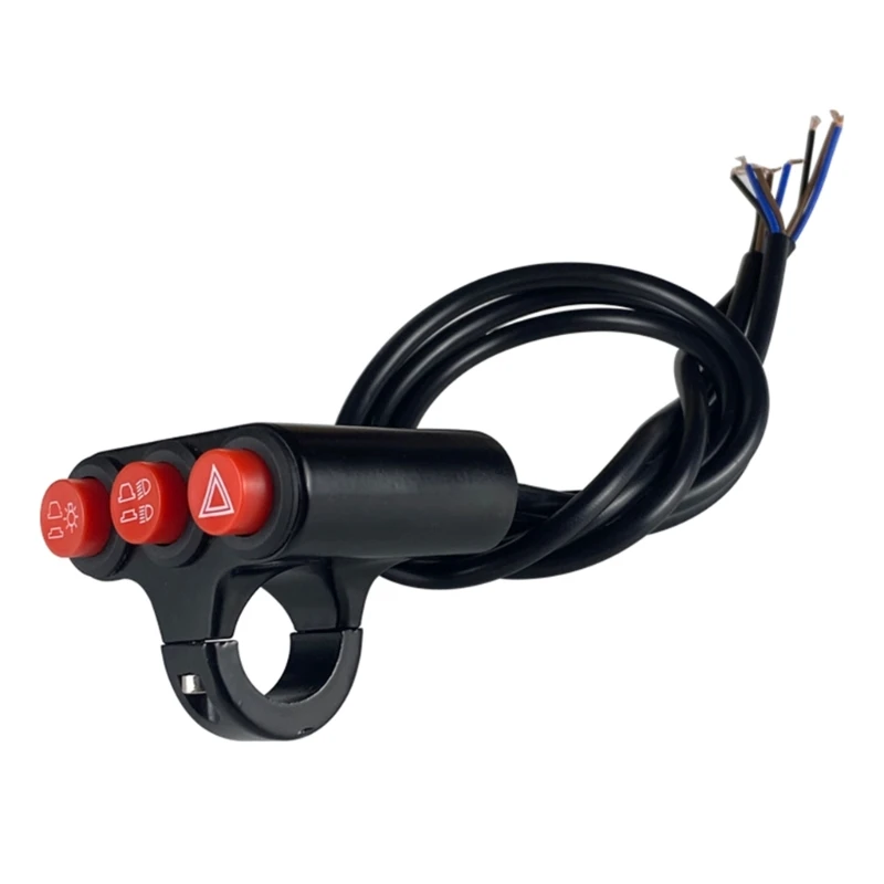 

Aluminum Motorcycles Switch ON-OFF Handlebar High/Low Beam Flashing Light Switch