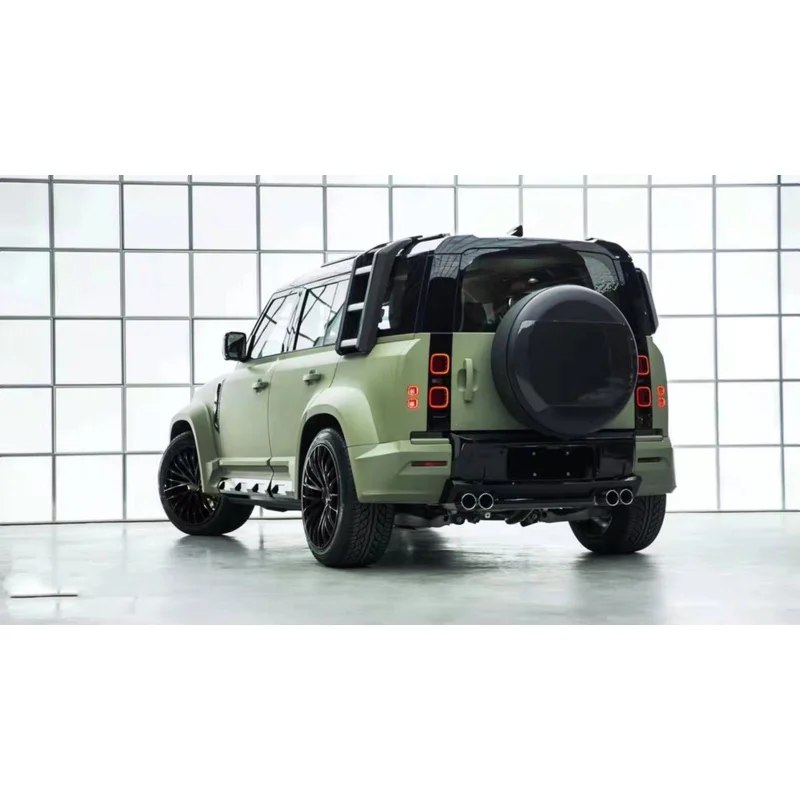 Фото Лидер продаж: высококачественный обвес LUMA Style для Land Rover Defender 2020+ (передний сплиттер, решетка радиатора, задний диффузор, расширители колесных арок) №3
