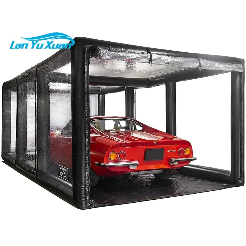 

Latest Portable Outdoor Inflatable Transparent Tent Mobile Garage Car Exhibition Car Cover