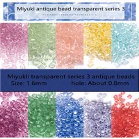 yuxing rice beads miyuki transparent ancient dong beads diy handmade jewelry accessories imported from japan