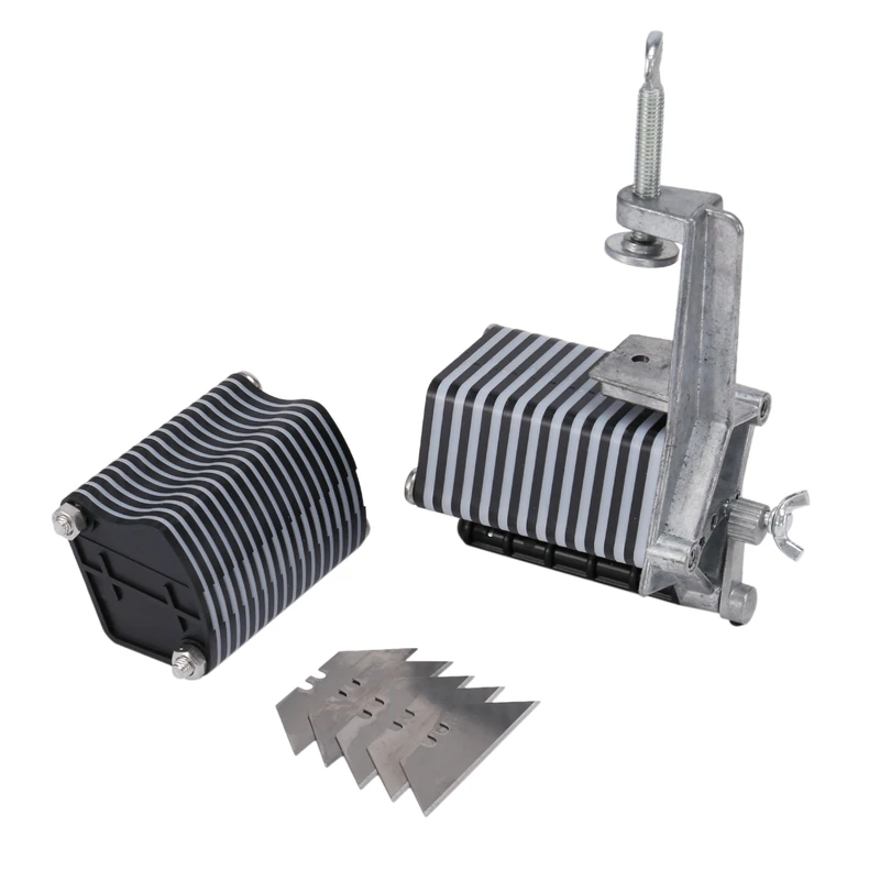 

Leather Table Top Lace Cutter For Fringe Braiding Strip Belts And Lace (Come With 10 Blades)