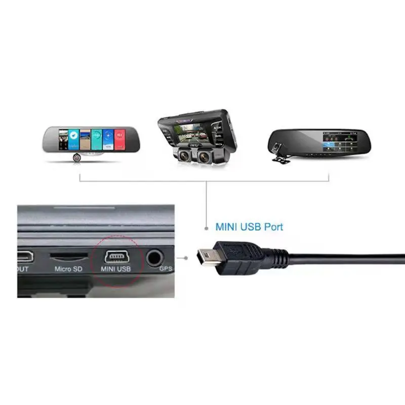 VOXLINK Mini USB 2 0 кабель 5 Pin к B 1 м Дата-кабель для зарядки цифровой камеры MP3 MP4 плеер