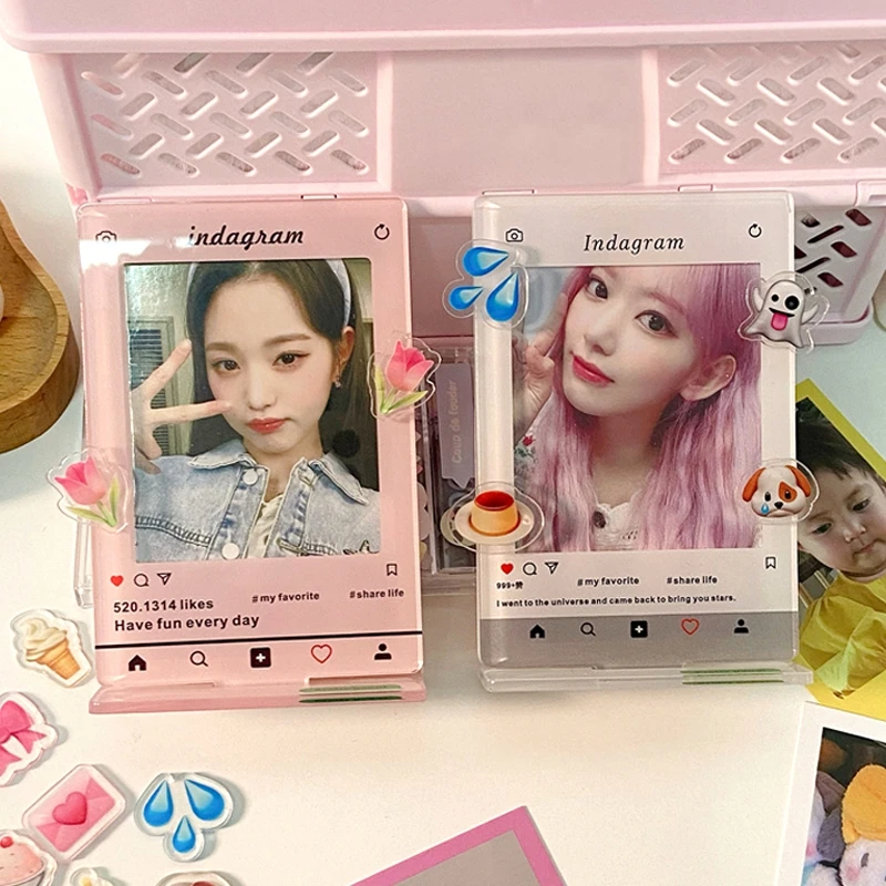 Акриловая рамка для фотокарточек Kpop защитный чехол фото подставка плакатов