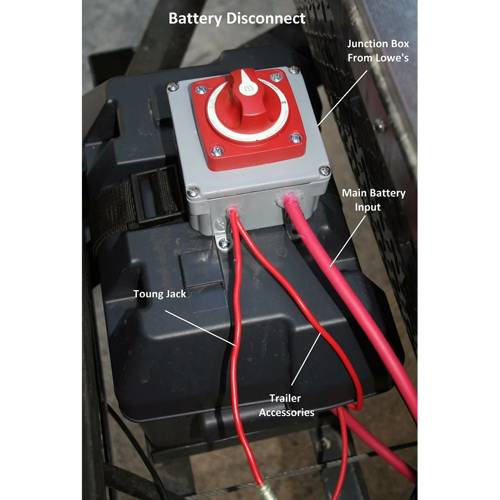 

New 6007 M-Series 300Amp Battery Disconnect Switch Single Power Fit For Marine Boat Battery Disconnect Switch Accessories
