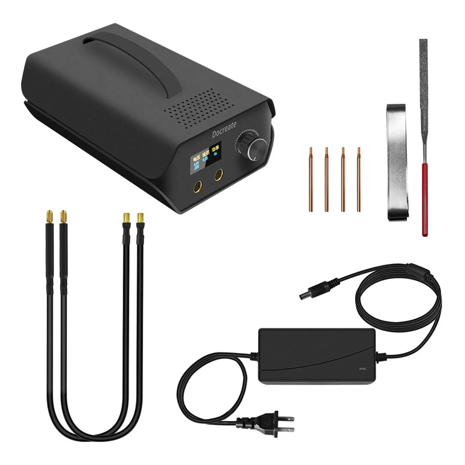 

Spot Welder Multipurpose Detachable Upgraded Nickel Strip Spot Welder with LCD Screen for Making Battery Stainless Steel Sheets