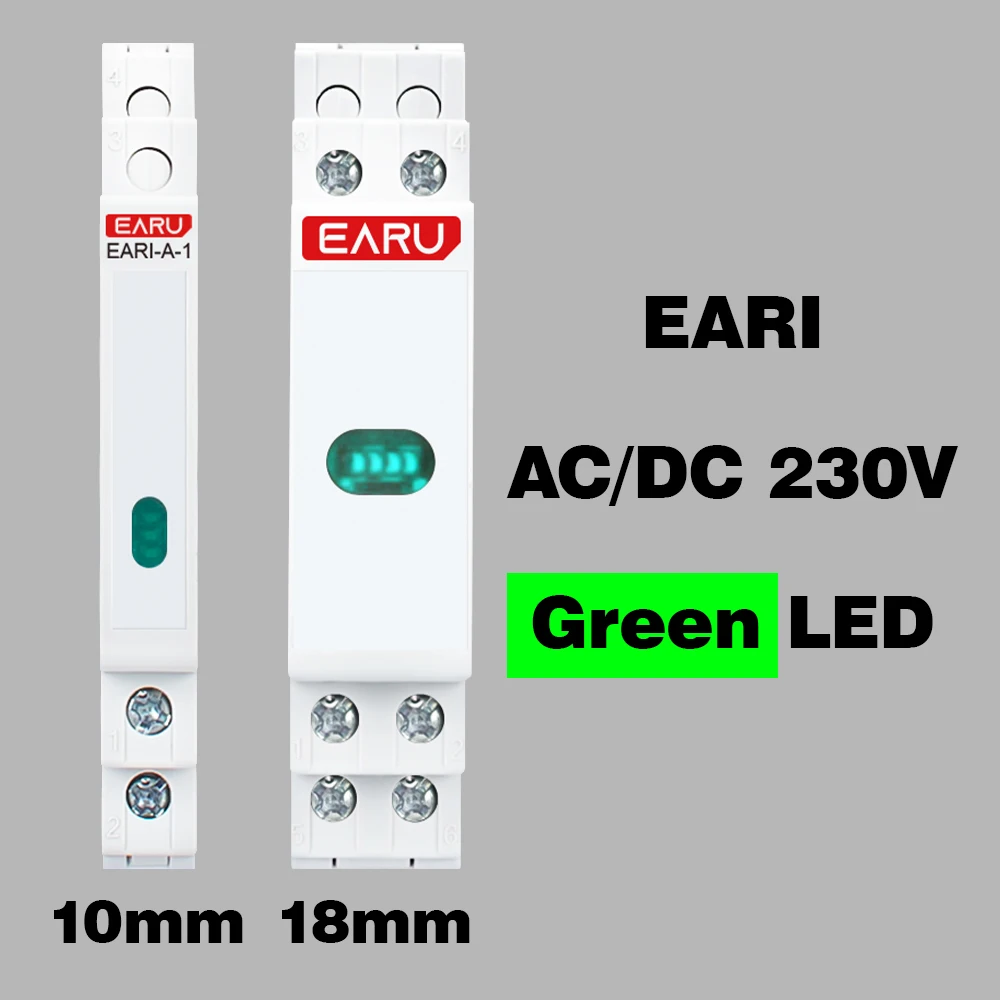 

EARUELECTRIC Рельсовый индикатор светодиодный красный зеленый синий 220В 230В