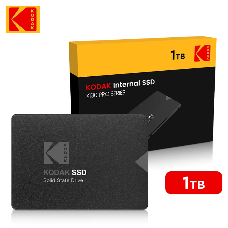 

SSD-накопитель Kodak X130PRO, 1 ТБ, 2,5 дюйма, SATA 3, 550 Мб/с