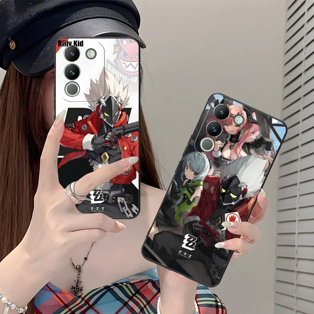 Zenless Zone Zero Billy Kid Mobile Phone Case for VIVO Y95 Y93 Y31 Y20 V19 V17 V15 Pro X60 NEX Black Soft Cover Shell
