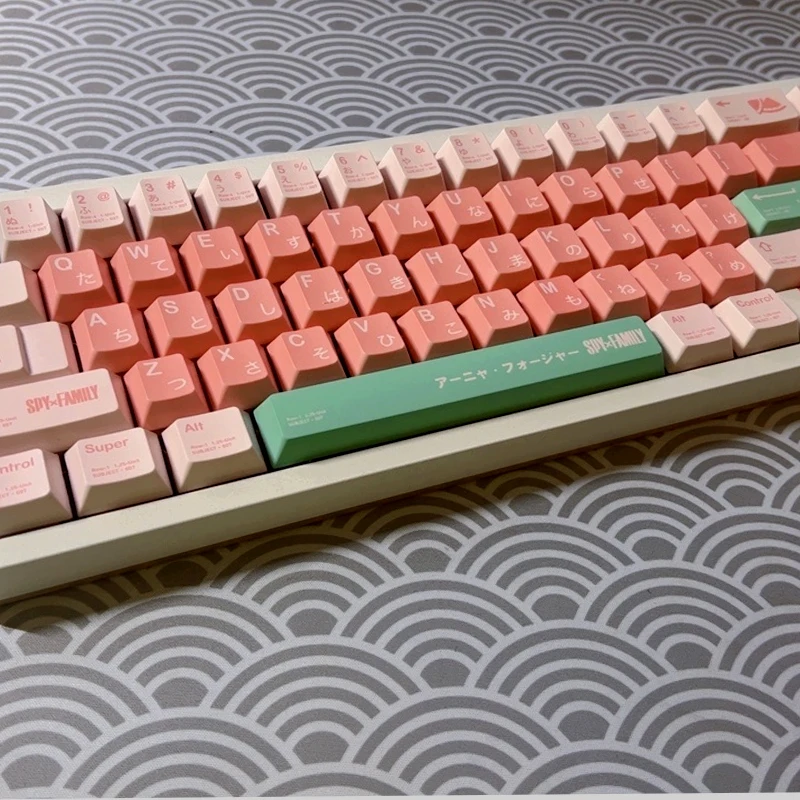 

Green Keycap Cartoon Game Cartoon Customized Space 7u 6.25U 2.25U 2.75U 3u Cherry Mx Switch Cross Shaft Mechanical Keycap