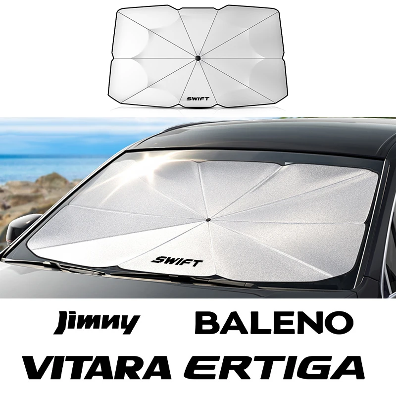 Car Windshield Sun Shades Umbrella for Suzuki Jimny Swift Grand Vitara Ignis Alto Baleno SX4 Samurai S-Cross Celerio Accessories