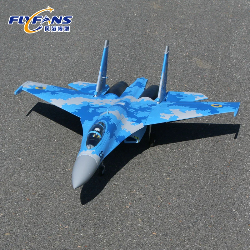 Фото Радиоуправляемая модель истребителя Fengfan Model Dual 64mm EDF Su27 J11B с фиксированным крылом, из материала EPO, для хобби и тренировок №2