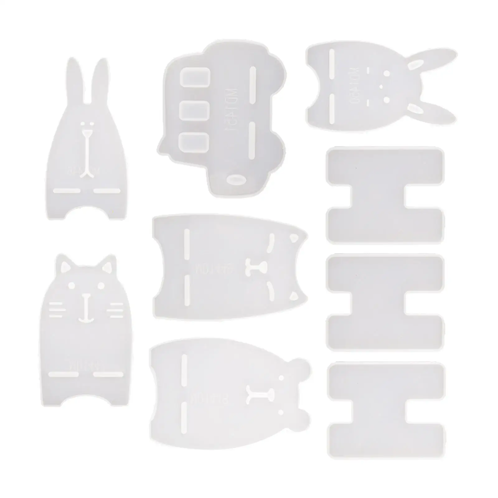

Beautiful Mobile Phone Stand Mold Set Epoxy Casting Mold Decoration