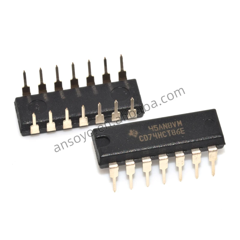 

Интегральные схемы CD74HCT86E IC DIP, оригинальные, 5 шт.