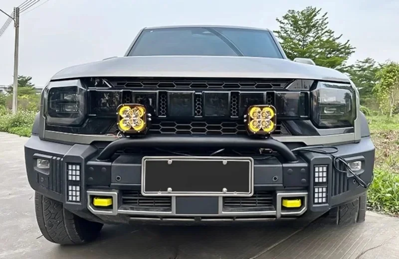 Новый! Передний бампер автомобиля с лампой подходит для CHERY JETOUR Traveler T2 2023 2024