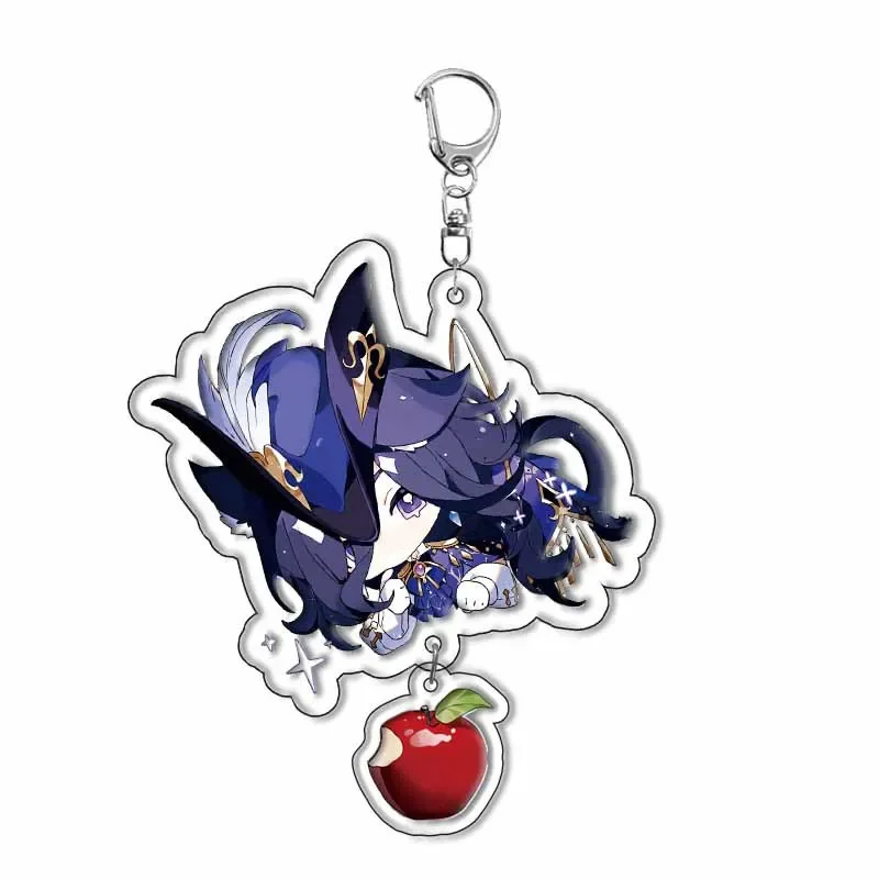 Брелок Raiden Shogun Klee нахида Q Type мультяшный брелок с акриловой сумкой подвеской