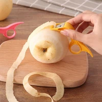 fruit peeler multifunctional ring design plastic orange citrus peeling cutter for home