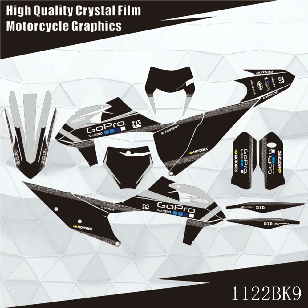 

Graphics Decals Stickers Motorcycle Background For KTM 125 250 350 450 500 525 SX SXF 2019 2020 2021 EXC XC XCW 2020 2021 2022