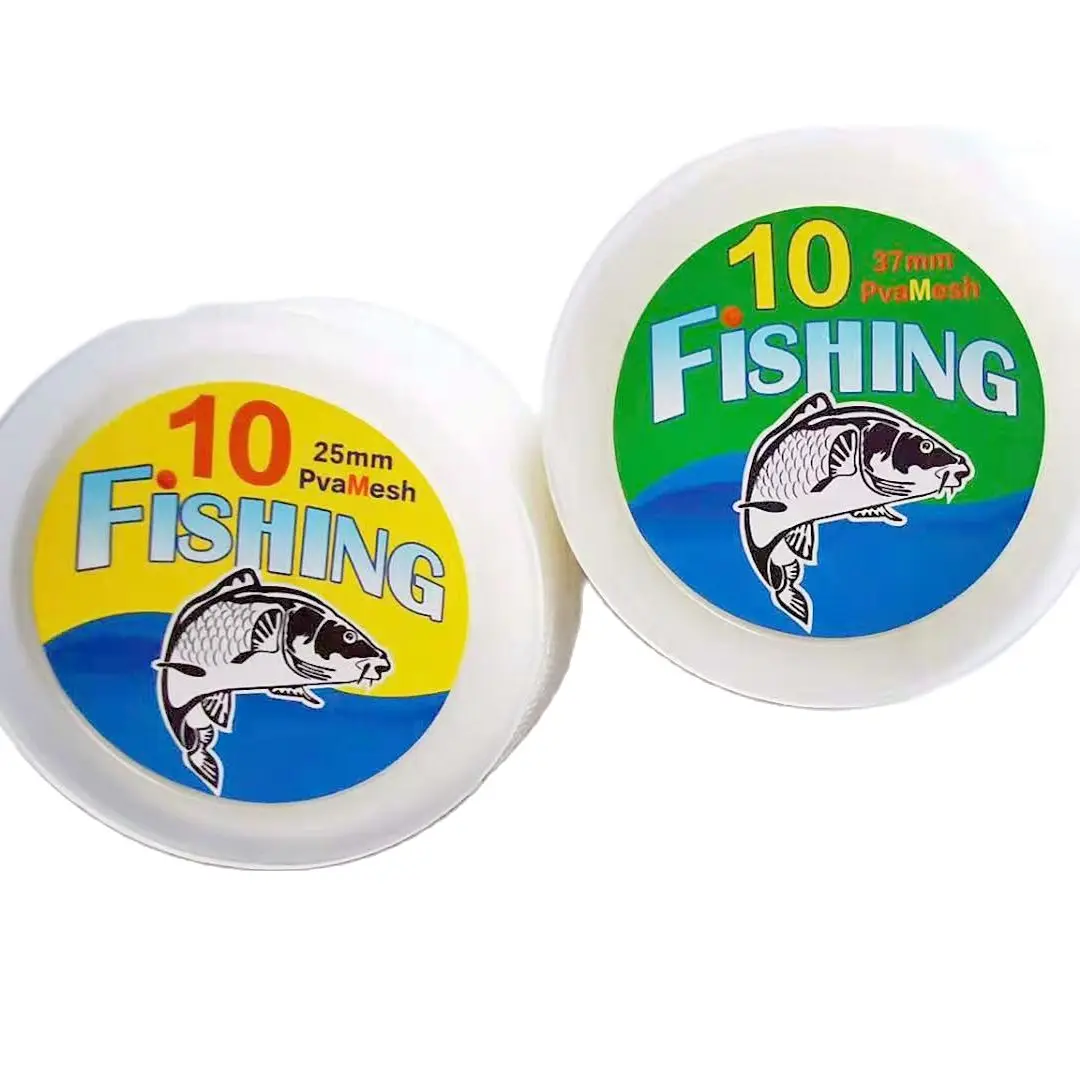 

25mm/37mm Trap Bait Bag Protect Fishing PVA Mesh Water Soluble Eco-friendly Net Refill Stocking Fish Net Accessory Tools
