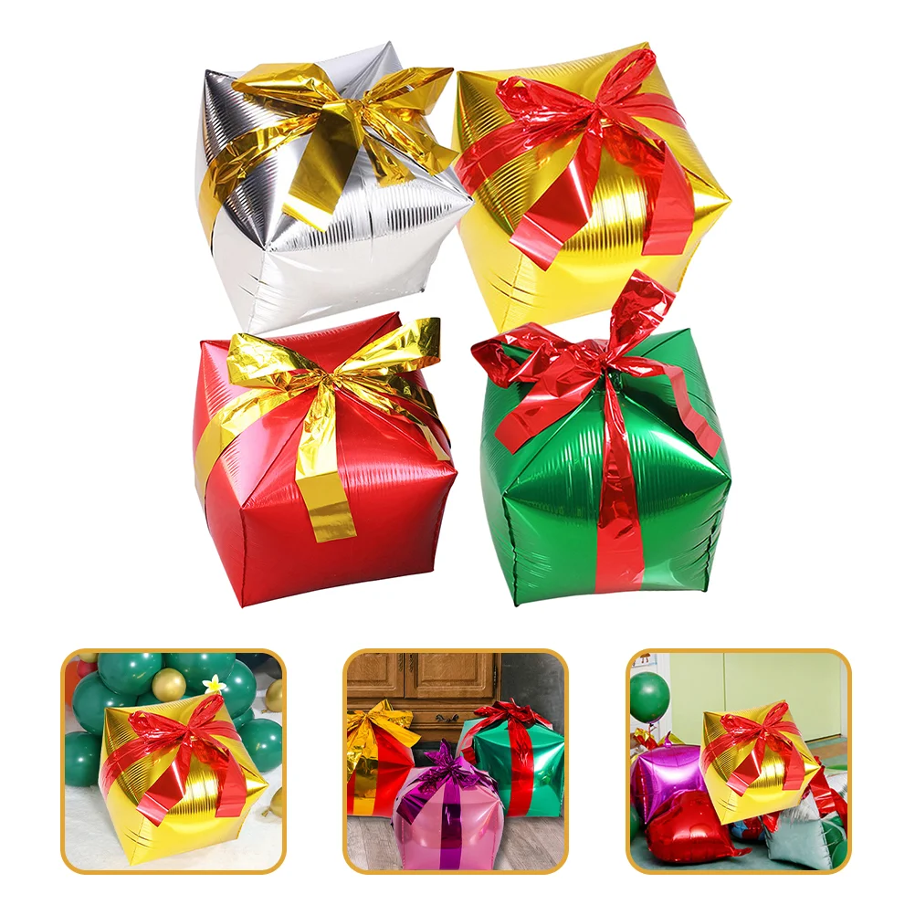 

Birthday Party Supplies Present Box Balloon Christmas Balloon Decor Colored Balloons Party Balloons Present Box Decorations