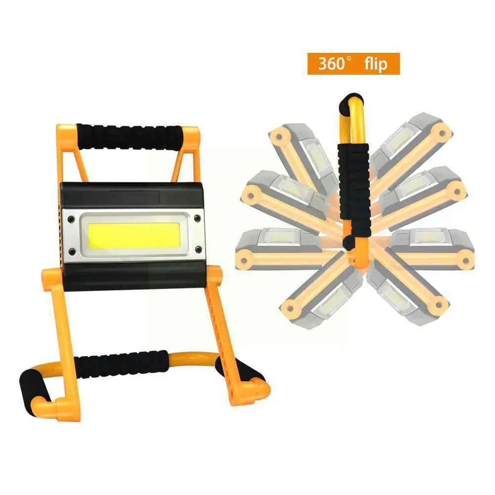 

20W COB 1500LM Led Folding Work Light USB Rechargeable Lamp Portable Camping Outdoor