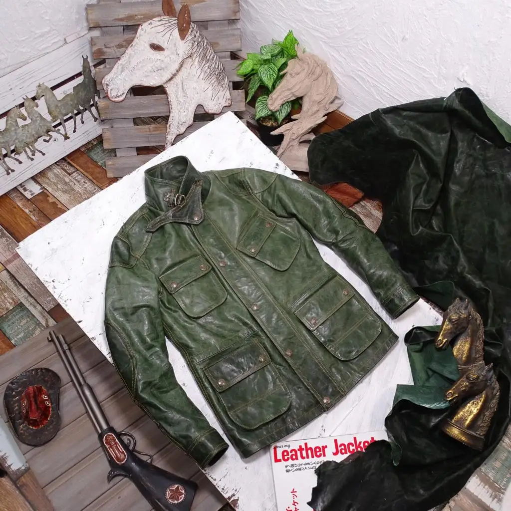 

Зеленые растительные батики без рисунка, молодая Конская шкура M65, американская Охота
