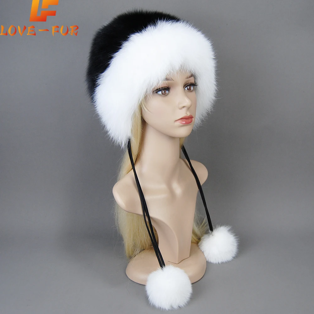 Лидер продаж 2024 женские шапки из натурального меха русская ушанка зимние толстые