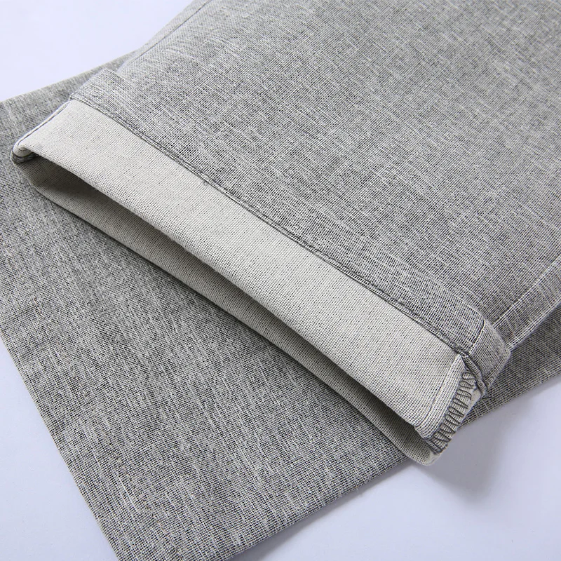 Брюки мужские тонкие хлопковые приталенные классические для бега работы