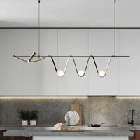 sandyha nordic modern led chandelier for living room dining table black gold glass ball suspension luminaire pendant lights