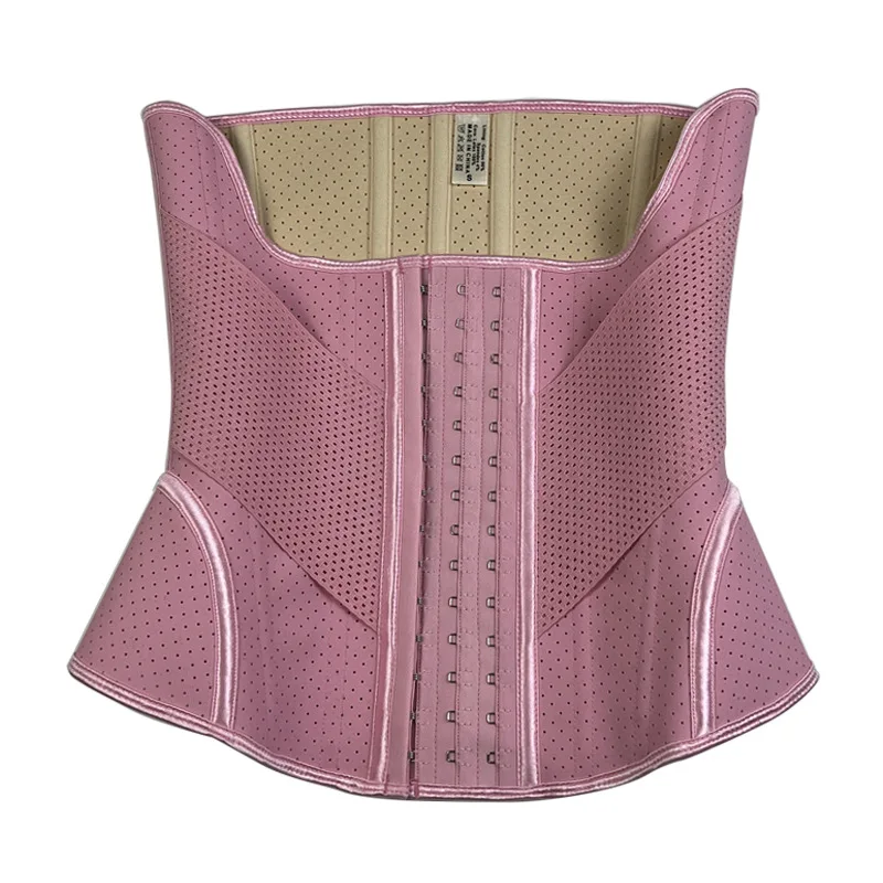 

Waist Pink Corset Belt for Women Reinforced Hourglass Waist Contraction Latex Women Bodysuit Rubber Black Body Shapers Women