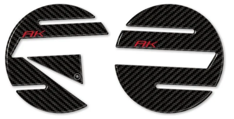 2 наклейки корпус полимерный гель 3D совместимый для скутера Kymco AK 550 | Автомобили и