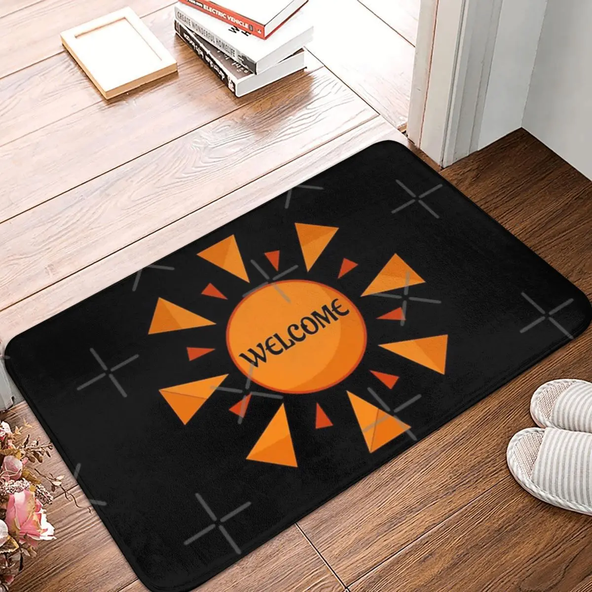 

Welcome Sun Carpet, Polyester Floor Mats Popular Doorway Gifts Birthday Gifts Mats Customizable