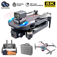 k911 max gps drone 4k professional obstacle avoidance 8k dual hd camera brushless motor foldable quadcopter rc distance 1200m