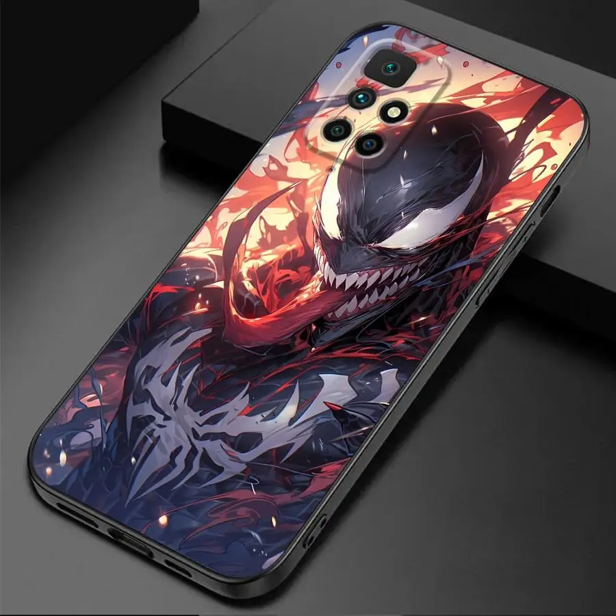 Marvel Venom Cool Cover Phone Case for Redmi Note 11 Pro 9 8 7 10S 12S 9S 11S 10 12 9T 8T 13 TPU Soft Shell