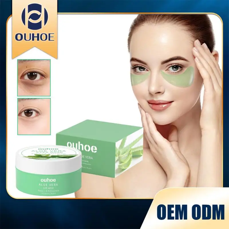 

60pcs/box Avocado Eye Mask Patches Crystal Collagen Hyaluronic Acid Gel Mask Moisturize Remove Dark Eye Facial Care Skin Care