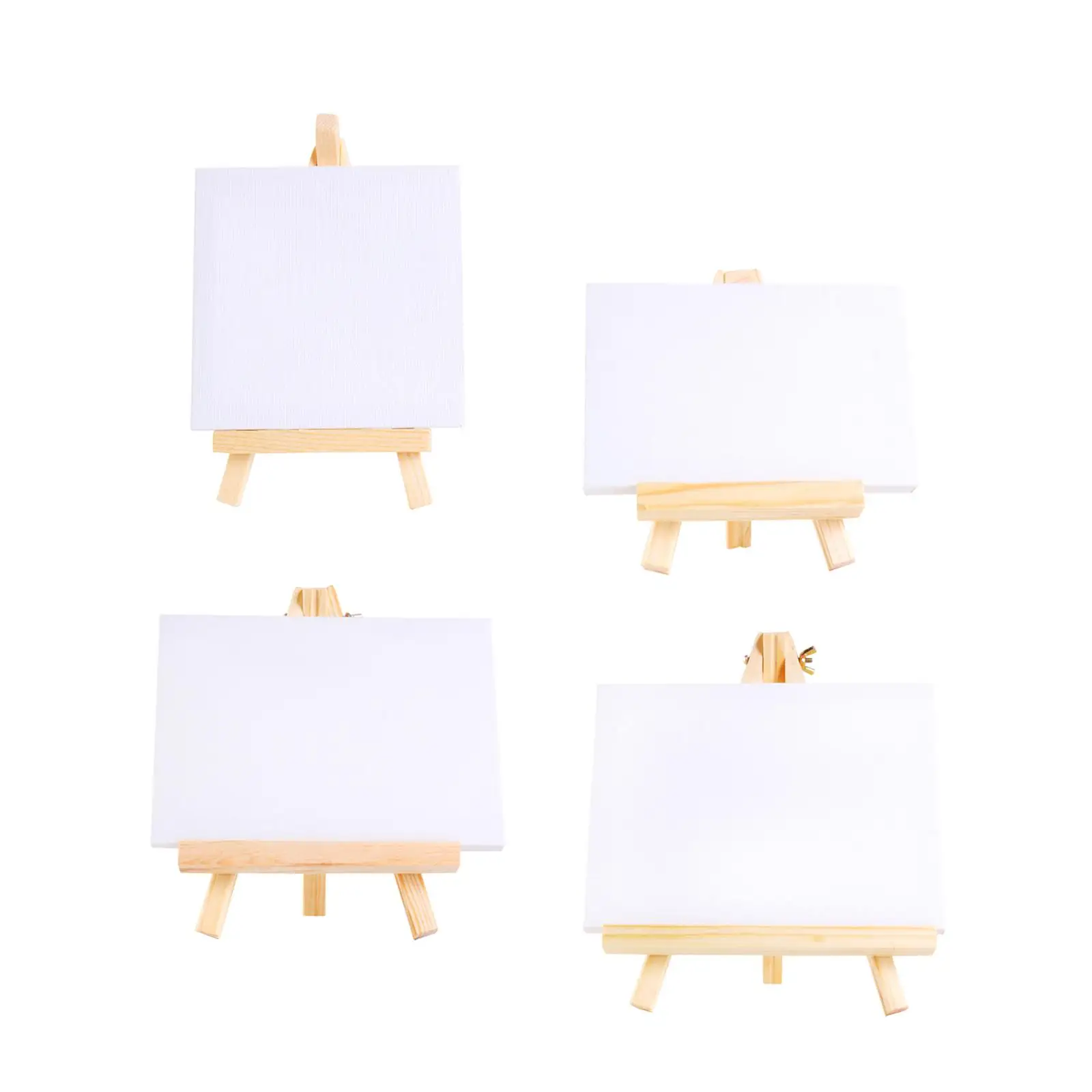 

Wood Mini Easel Children Painting Craft Display Paintings Exhibition Tilt Adjustable Multi Purpose Decoration Tripod Easel Stand