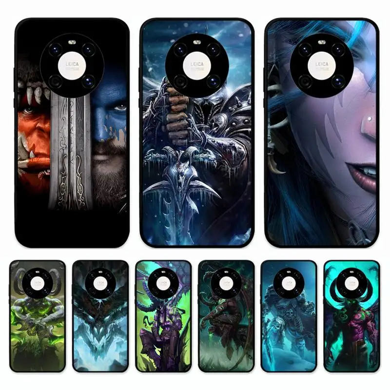 

The World of W-Warcrafts Phone Case for Huawei Mate 20 10 9 40 30 lite pro X Nova 2 3i 7se