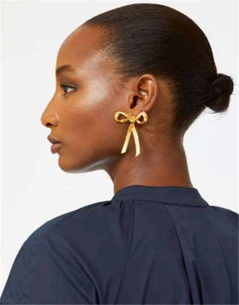 

European and American New Retro Bow Earrings