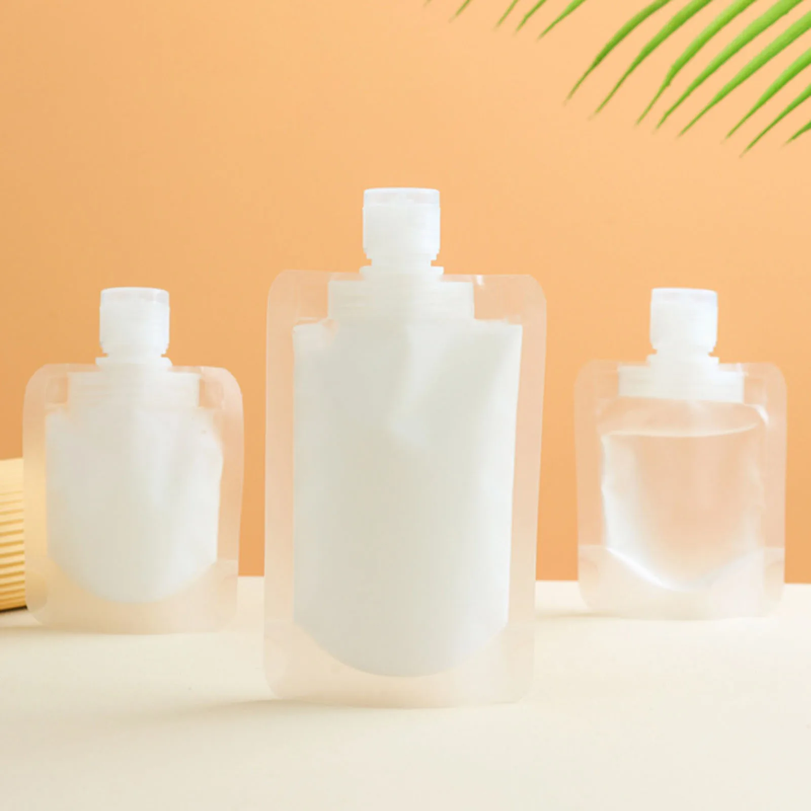 

1/10pcs Lotion Dispenser Bag Travel Reusable Leakproof Refillable Pouches Makeup Packing Bag Shampoo Packaging Container Bag