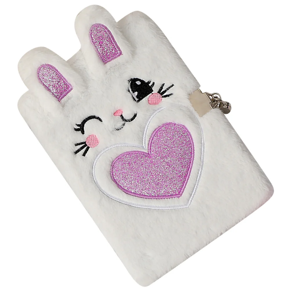 Пушистый дневник плюшевая обложка для блокнота запираемые журналы подростков