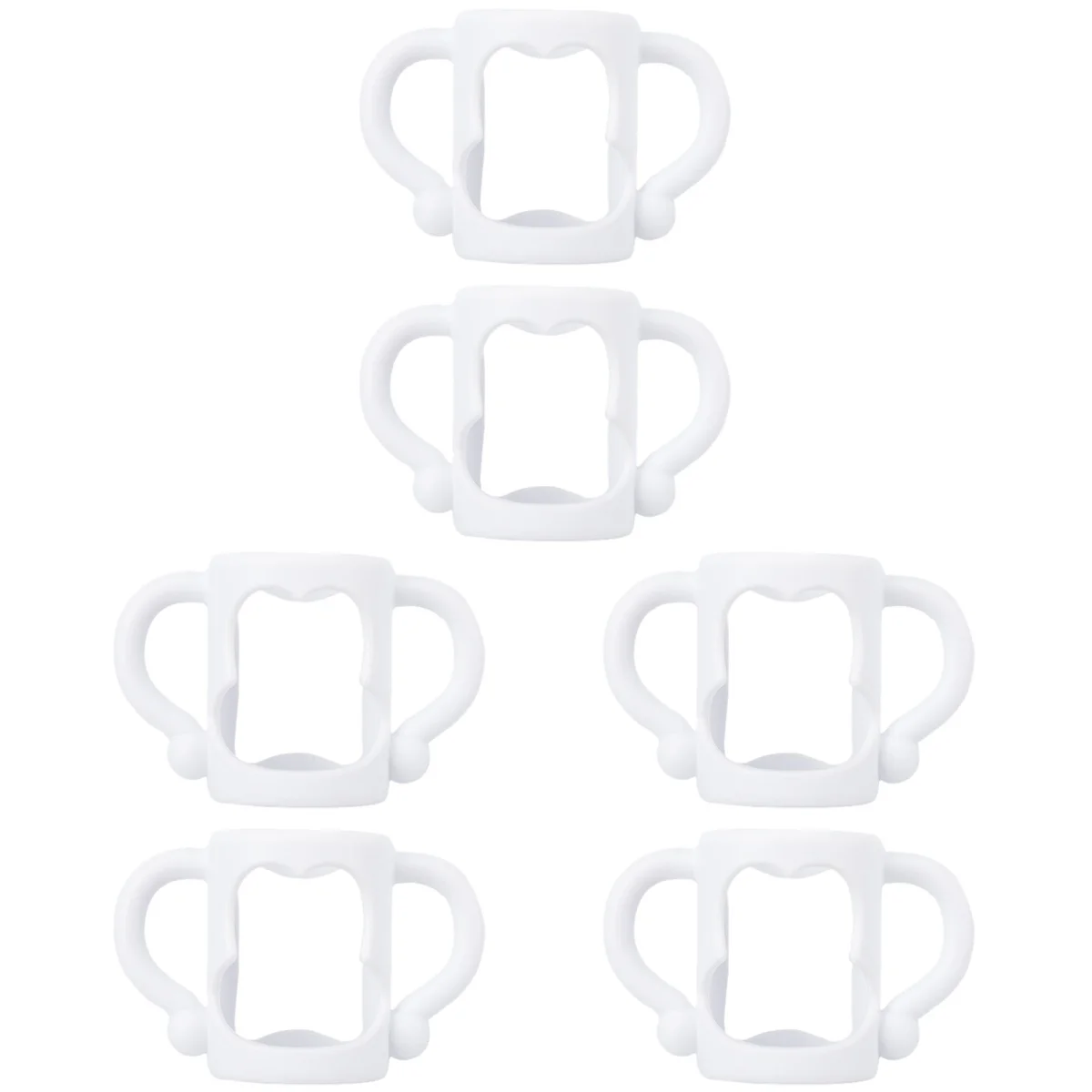 

Bottle Feeding Baby Handle Handles Cover Siliconeholder Widewater Infant Supplies Anti Sleeve Glass Sleeves Neck Sliptoy Teether